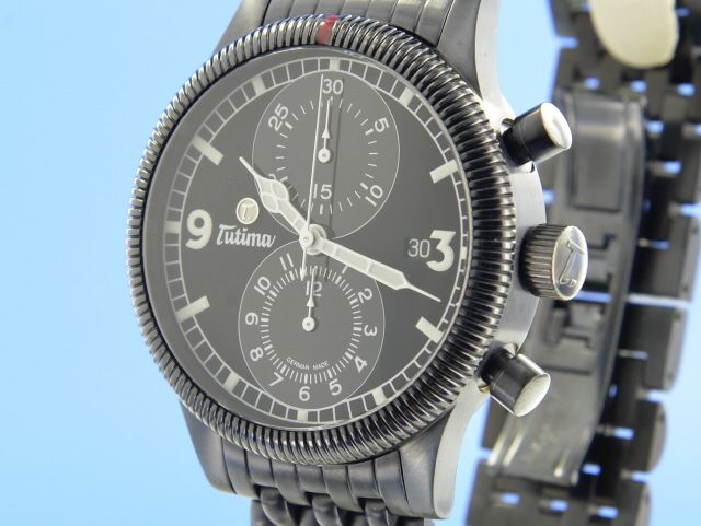 Tutima Grand Classic Black Chronograph