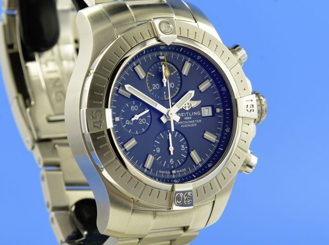 Breitling Avenger Chronograph 45 Blue Dial 2021