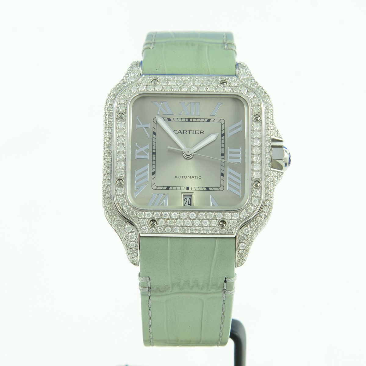 Cartier Santos de Cartier Aftermarket Diamond WSSA0018