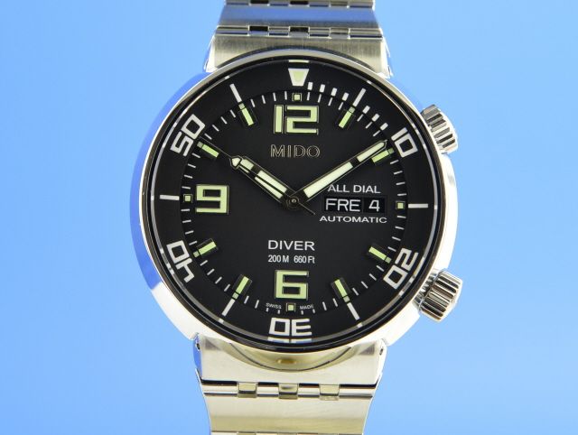 Mido All Dial Diver Day Date