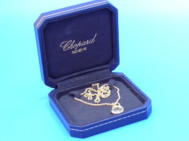 Chopard Happy Diamonds Anhnger+Kette 18ct Gelbgold