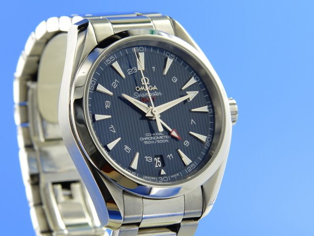 Omega Seamaster Aqua Terra 150M Co‑Axial GMT 43 mm