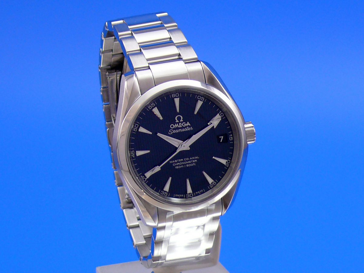 Omgea Semaster Aqua Terra Master Co-Axial Blue