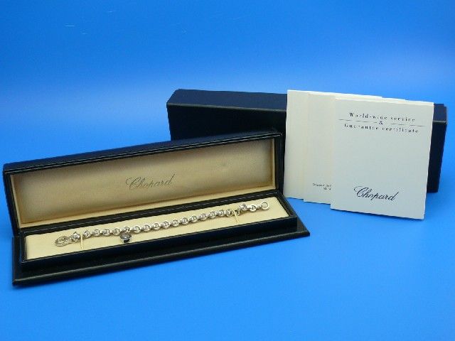 Chopard Happy Diamonds mit Herz 18kt Weigold Armband