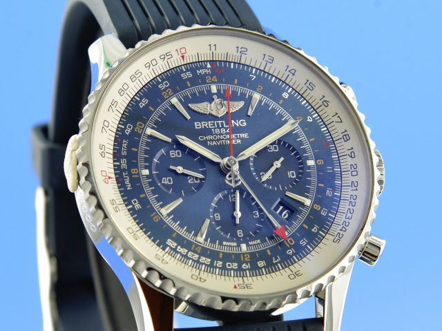 Breitling Navitimer GMT Aurora Blue Limited Edition