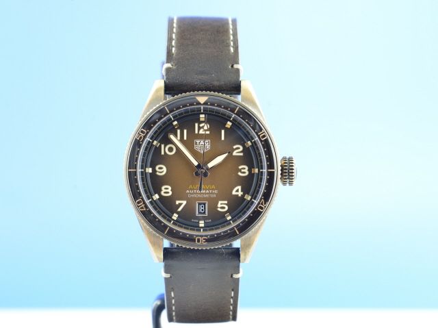 TAG Heuer Autavia Bronze Chocolate Dial Chronometer