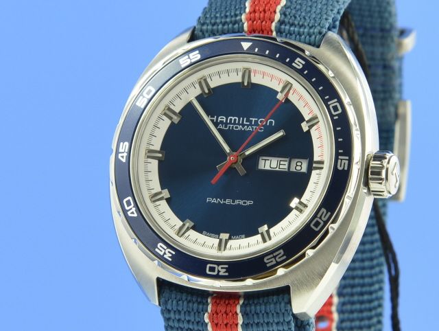 Hamilton Pan Europ Day Date Auto