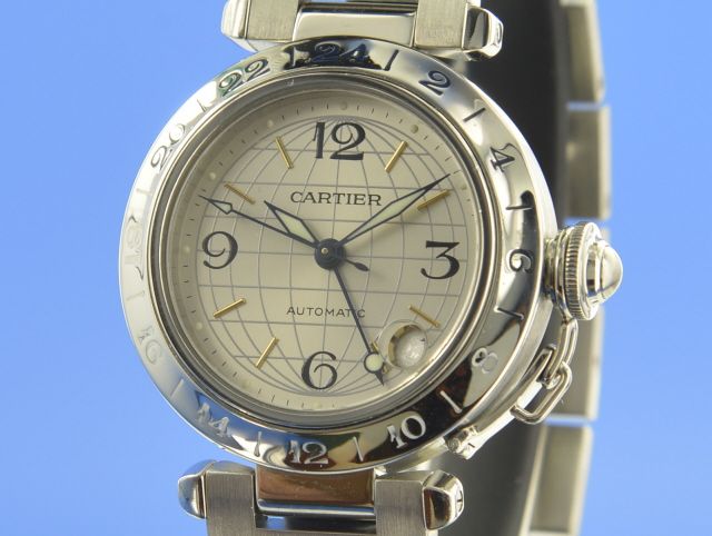 Cartier Pasha GMT 35 mm Automatik