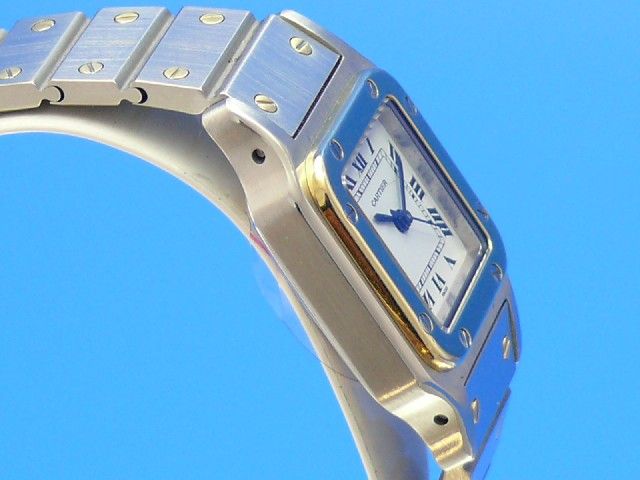Cartier Santos Stahl/Gold Automatik Damen