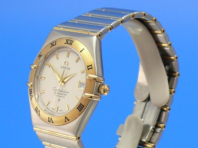 Omega Constellation Stahl/Gold Herren Automatik