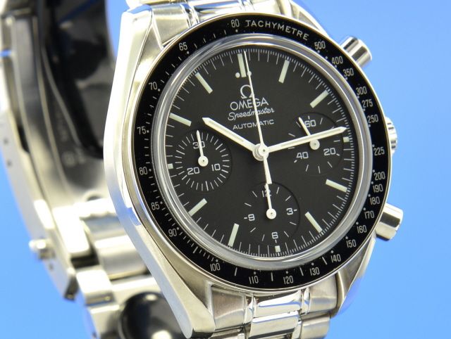 Omega Speedmaster Reduced Automatik Saphirglas