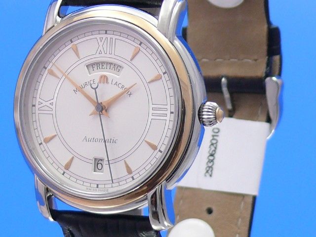 Maurice Lacroix Day/Date Automatik Stahl/Gold