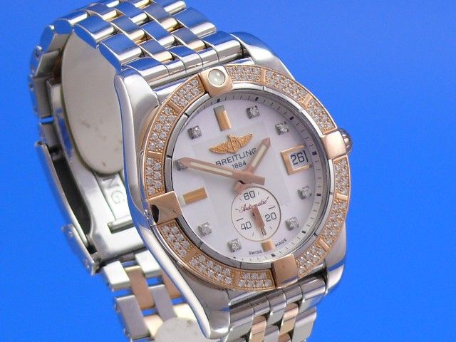 Breitling Galactic 36 Automatik Stahl/ Ros Gold