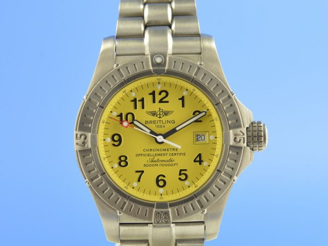 Breitling Avenger Titan Yello Dial