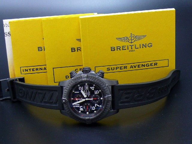 Breitling M13370 Super Avenger  Black Steel - Limited Edition