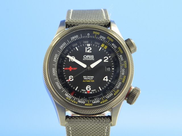 Oris Aviation Crown ProPilot Altimeter