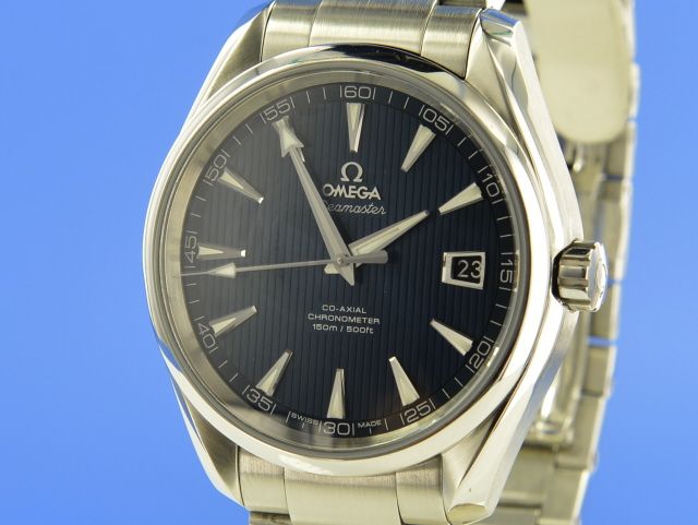 Omega Seamaster Aqua Terra Co-Axial Blue Dail