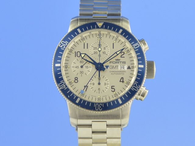 Fortis B-42 Day Date Chronograph GMT