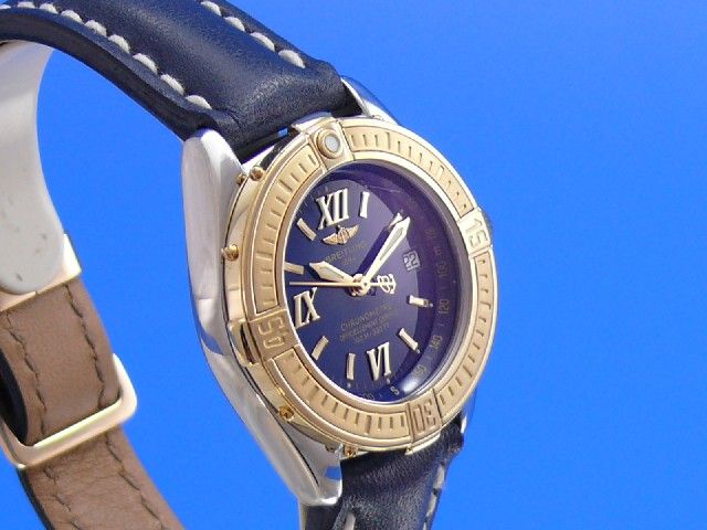 Breitling Windrider Lady B-Class Stahl/Gold 750K