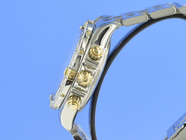 Breitling Chronomat Evulotion aftermarket diamond bezel