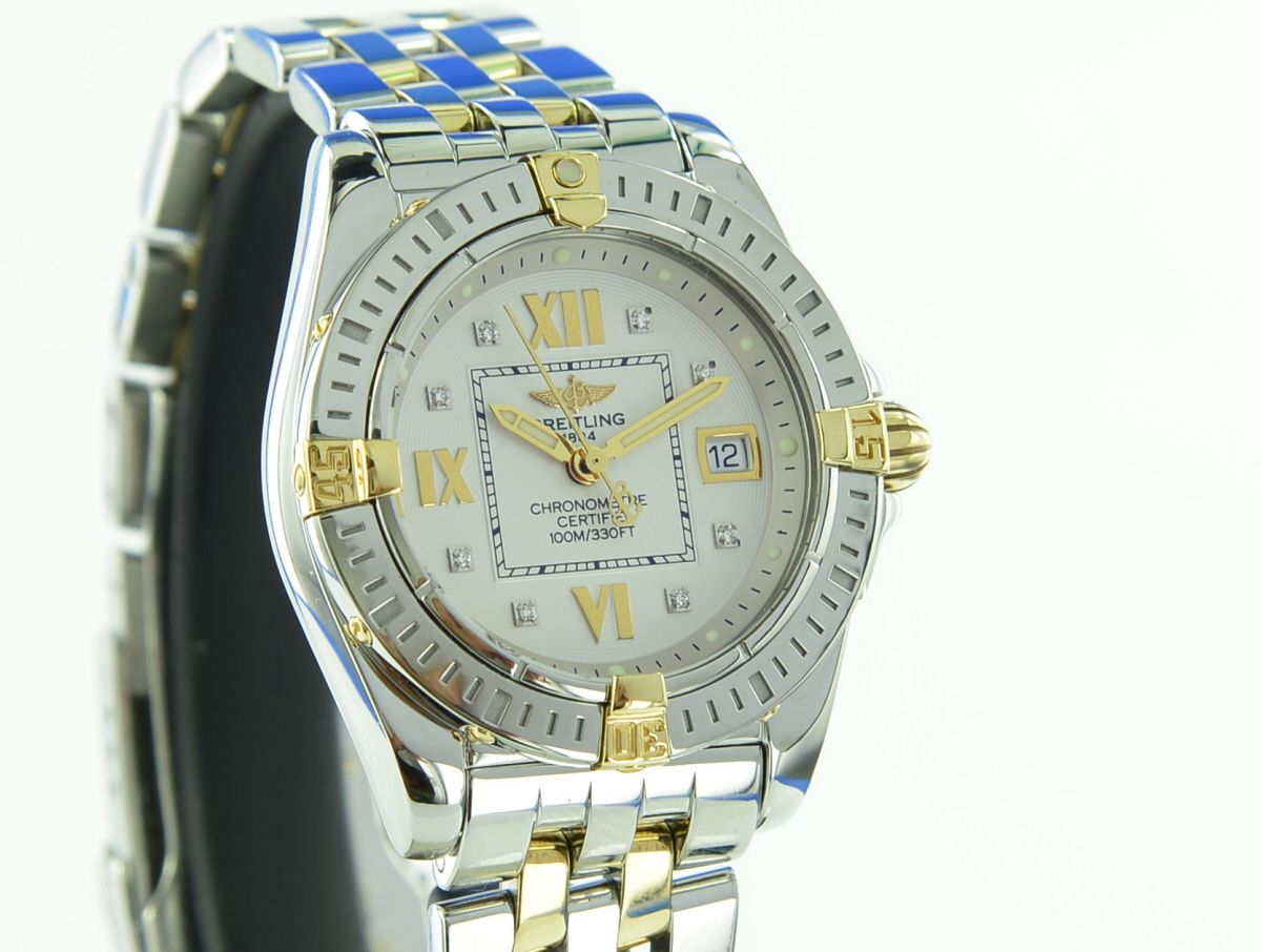 Breitling Cockpit Lady Steel/18K Gold Diamant Zifferblatt