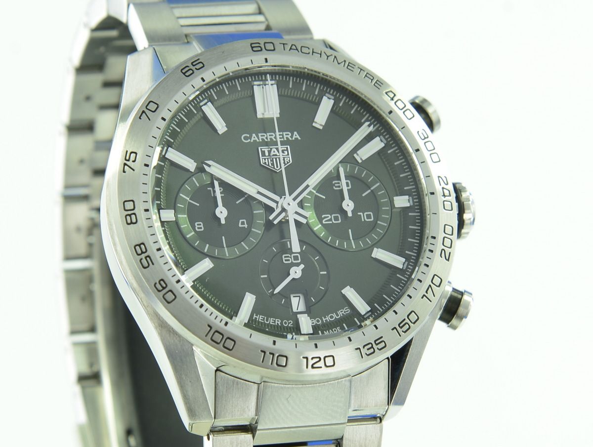 TAG Heuer Carrera Heuer Chronograph Calibre 02 Green Dial