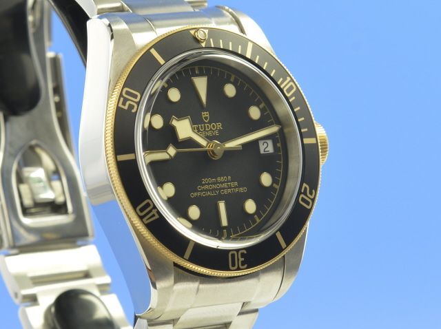 Tudor Heritage Black Bay Steel Gold