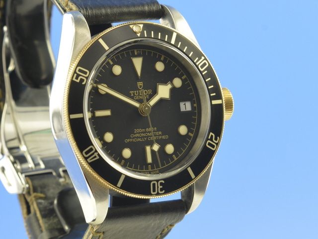 Tudor Heritage Black Bay Steel Gold