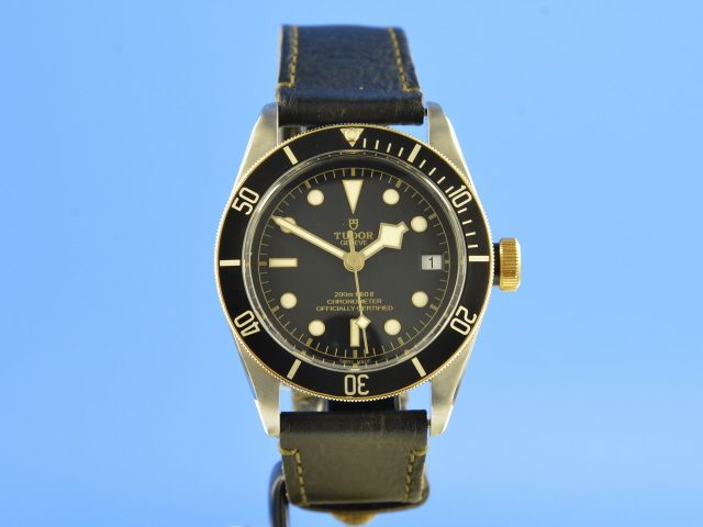 Tudor Heritage Black Bay Steel Gold