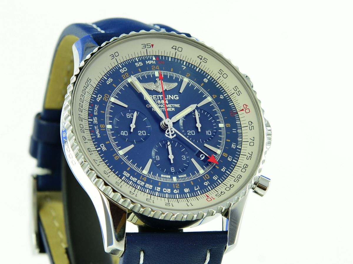Breitling Navitimer GMT Aurora Blue Limited Edition