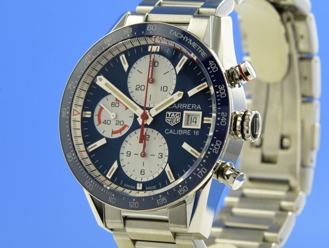 TAG Heuer Carrera Calibre 16 Blue Watch