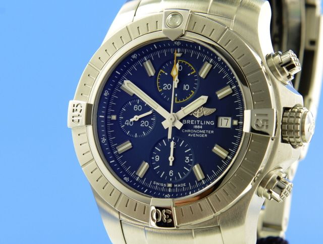 Breitling Avenger Chronograph 45 Blue Dial 2021