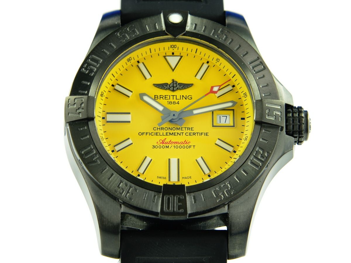 Breitling Avenger II Seawolf Blacksteel