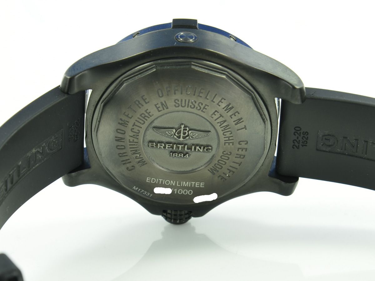 Breitling Avenger II Seawolf Blacksteel