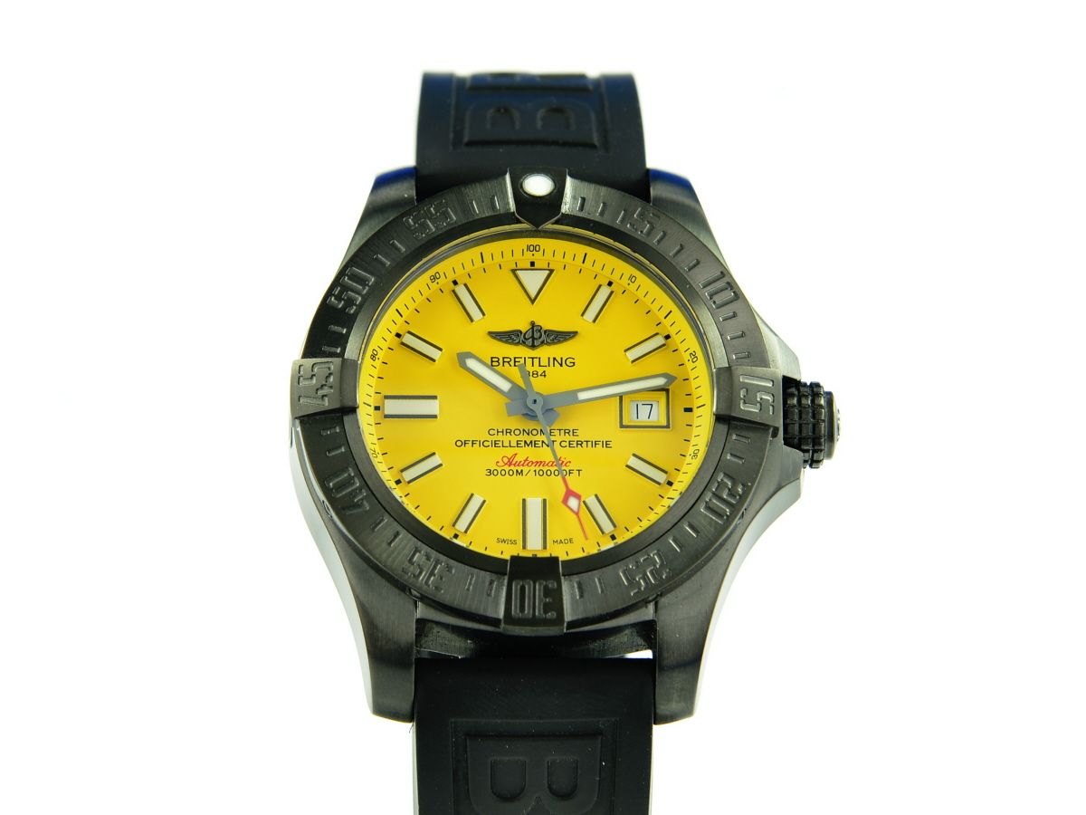 Breitling Avenger II Seawolf Blacksteel