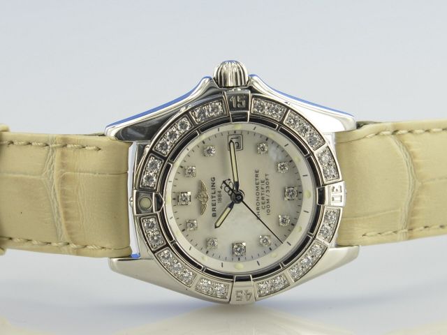 Breitling Callistino diamond bezel