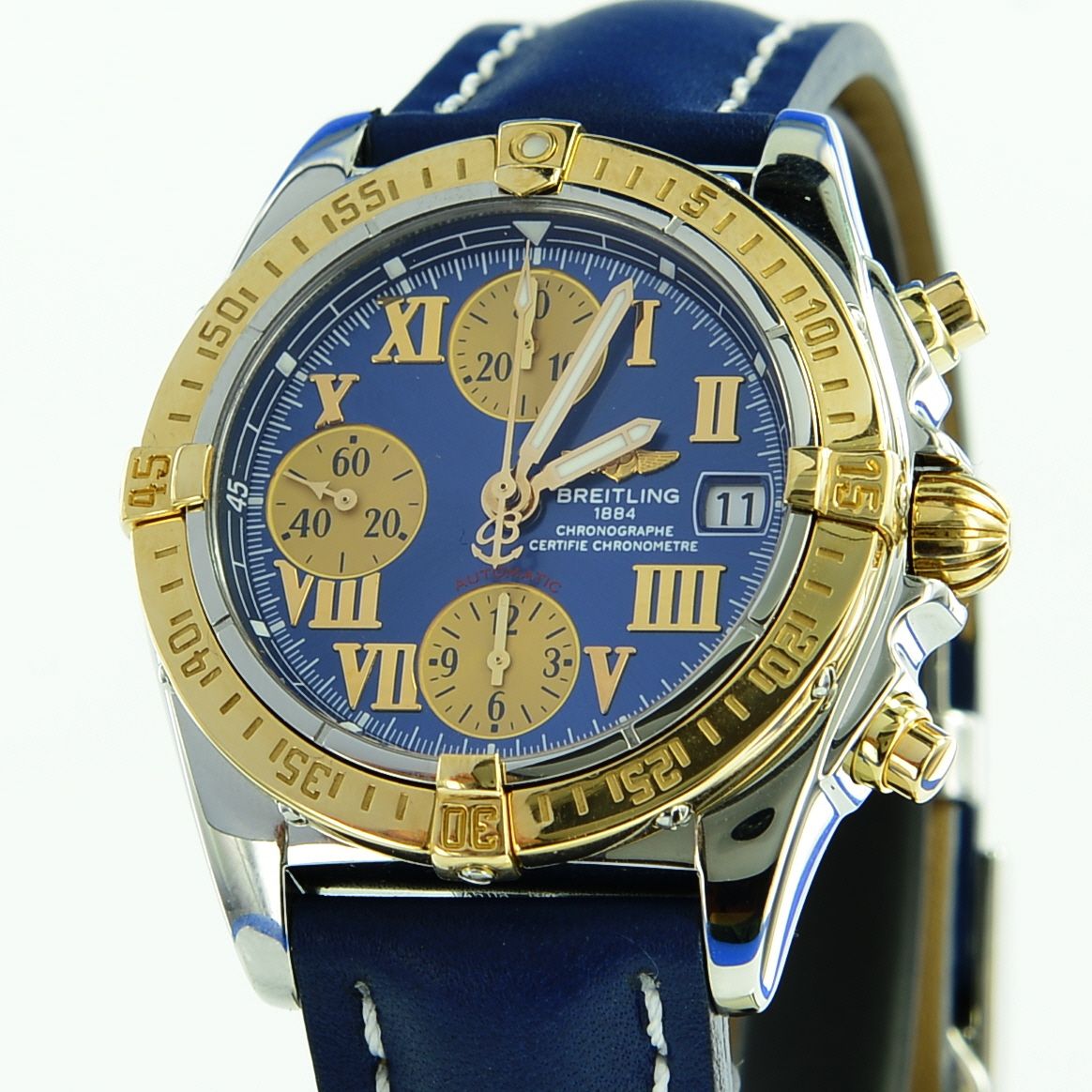 Breitling Chrono Cockpit C13358 Stahl/Gold C13358