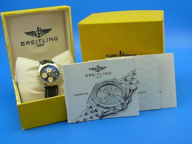Breitling Chronomat Chronograph  Stahl/Gold