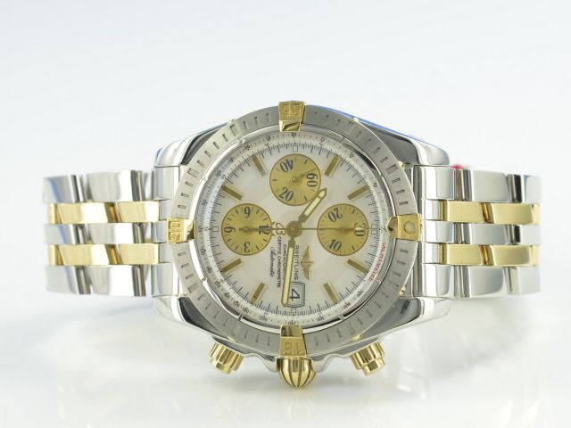 Breitling Chronomat Evolution Mother of Perl Stahl/Gold