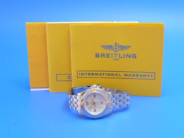 Breitling Cockpit Lady Stahl/Gold Diamant