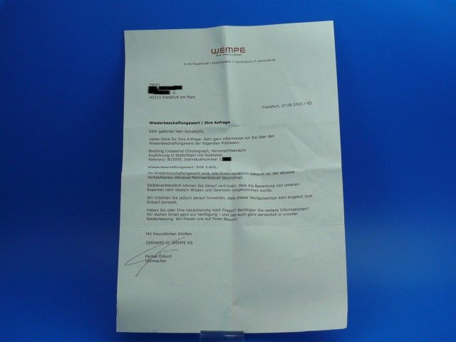 Breitling Crosswind Stahl/Gold