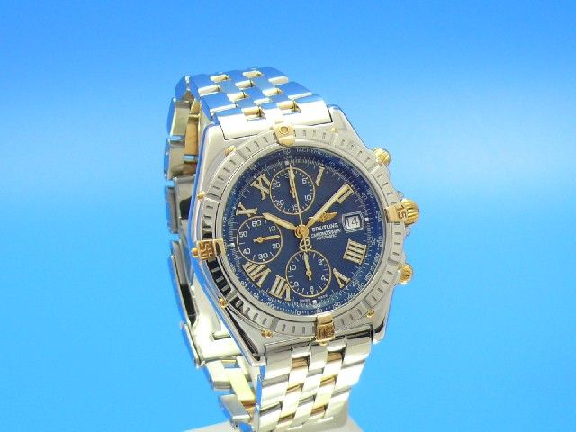 Breitling Crosswind Stahl/Gold Chronograph
