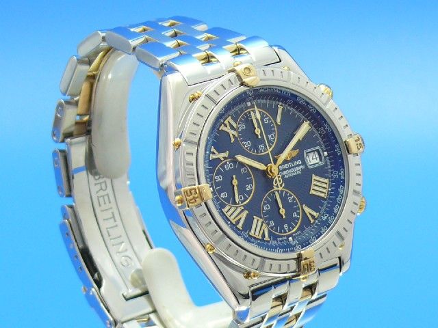 Breitling Crosswind Stahl/Gold Chronograph
