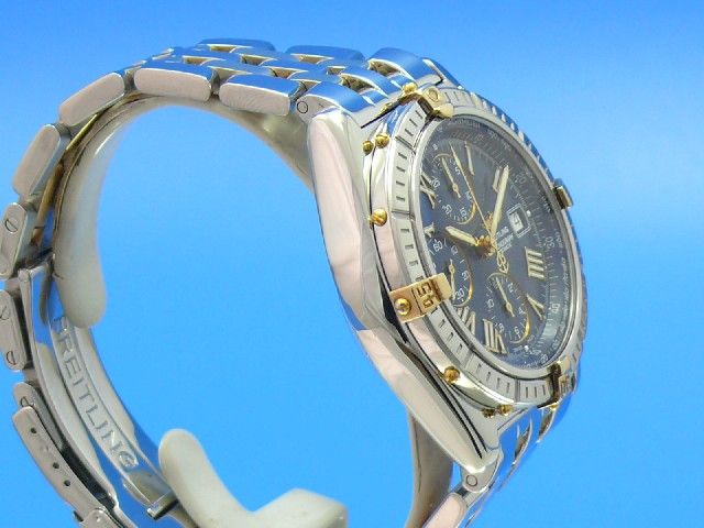 Breitling Crosswind Stahl/Gold Chronograph