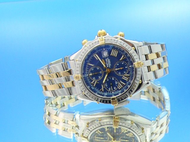 Breitling Crosswind Stahl/Gold Chronograph