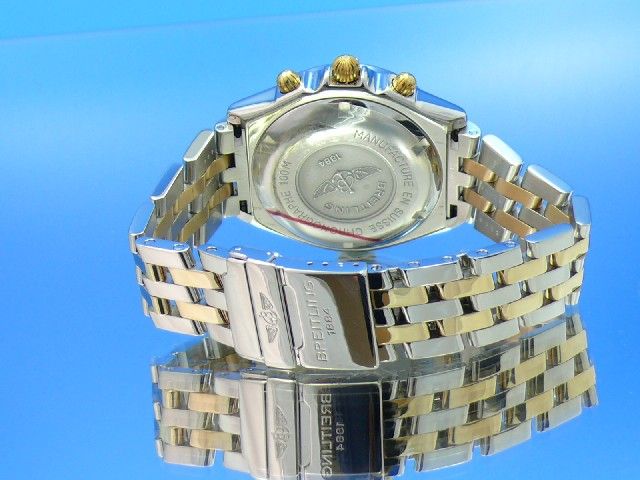 Breitling Crosswind Stahl/Gold Chronograph