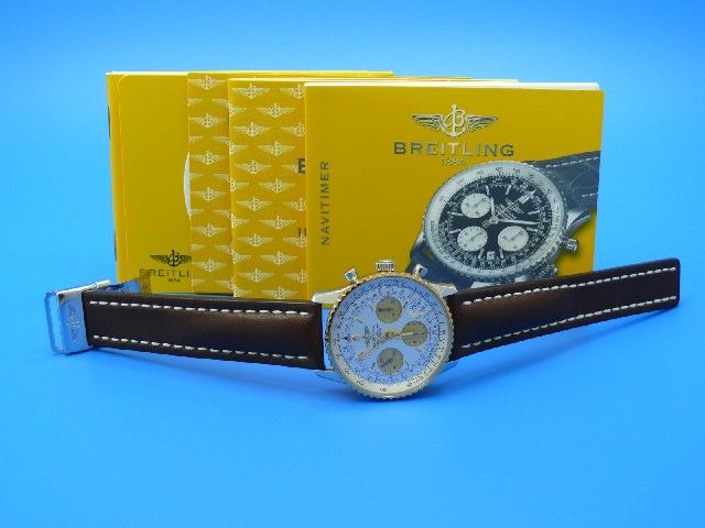 Breitling Navitimer Stahl/Gold Automatik