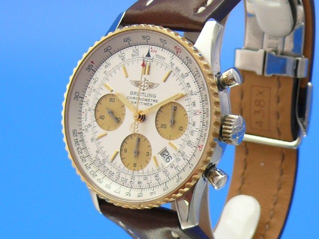 Breitling Navitimer Stahl/Gold Automatik