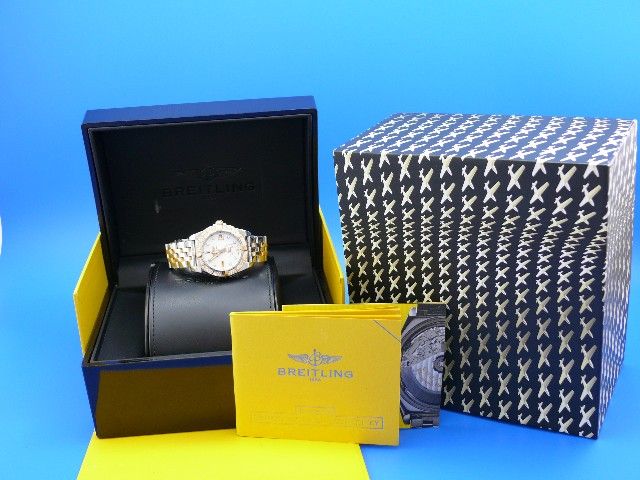 Breitling Galactic 36 Automatik Stahl/ Ros Gold