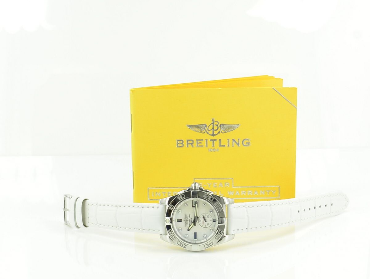 Breitling Galactica 36 Automatik MOP Brillanten A37330